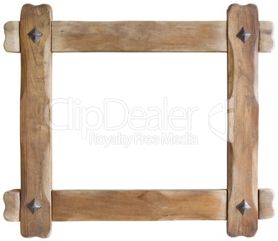 wooden frame