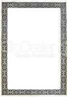 moroccan pewter mirror frame