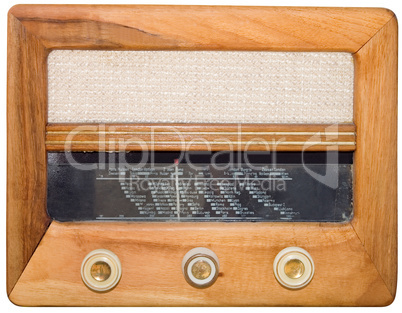 vintage radio cutout