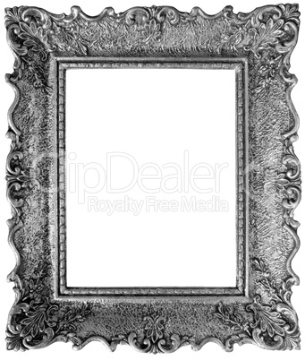 Silver Mirror Frame Cutout