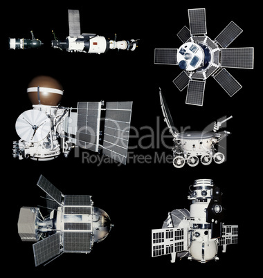 space ships probes cutout