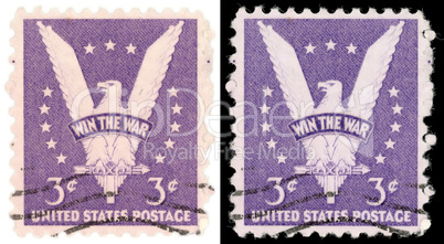 3 cent us postage stamp win the war from 1942