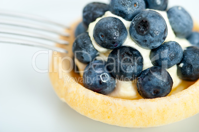 blueberry cream cupcake