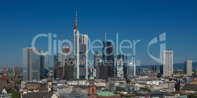 frankfurt am main, germany - panorama