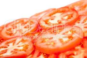 cut pieces of tomatoes
