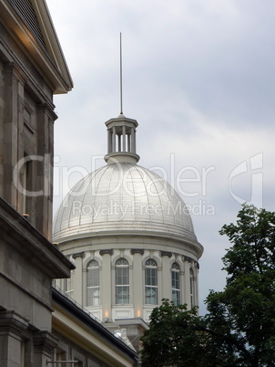 bonsecours market dome, old montreal, canada