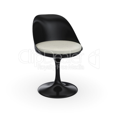 futuristischer stuhl - schwarz weiß