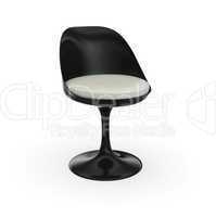 futuristischer stuhl - schwarz weiß