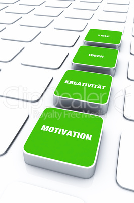 pad konzept grün - motivation kreativität ideen ziele 7