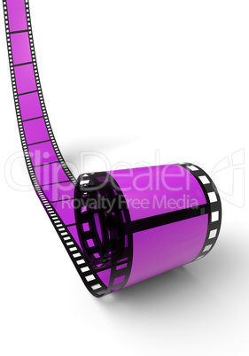 blanko filmrolle pink