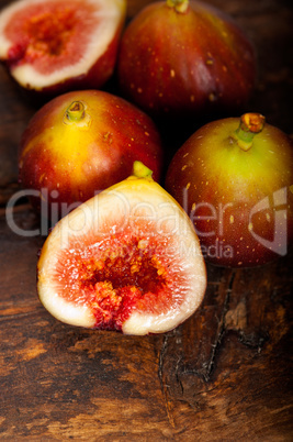 fresh figs over old wood