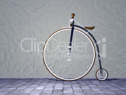 vintage bicycle - 3d render