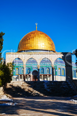 Dome of the Rock mosque in Jerusalem