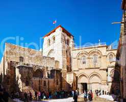 The Church of Holy Sepulcher in Jerusalem