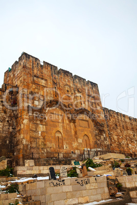 The Golden Gate in Jerusalem, Israel