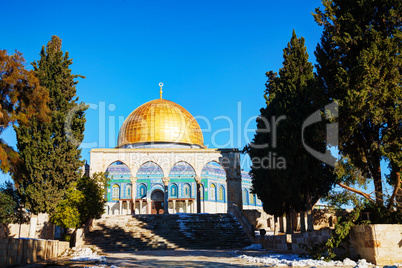 Dome of the Rock mosque in Jerusalem