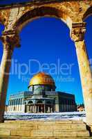 Dome of the Rock mosque in Jerusalem