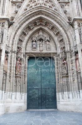 old cathedral door