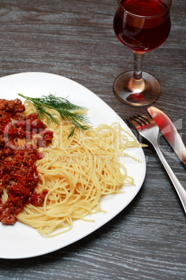 pasta bolognese