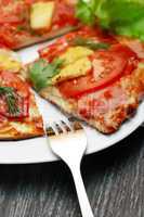 freshness sliced pizza