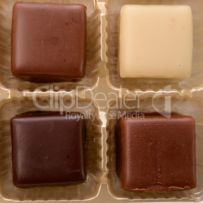 chocolate dices