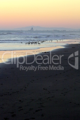 beach sunset ormond beach