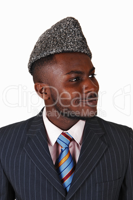 portrait of black man. portrait of black man.