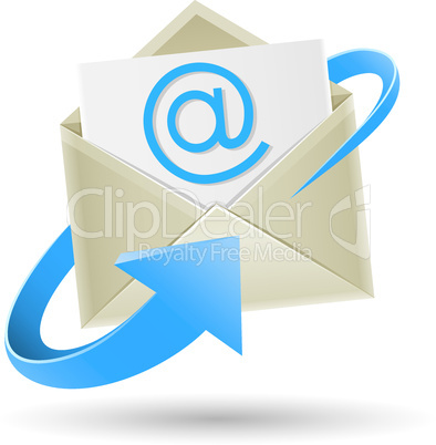 email wrapped arrow