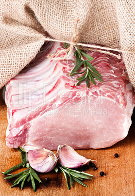 raw meat, fresh pork