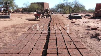 Adobe Brick Making Mud Loading Dolly