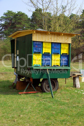 bienenwagen - bee hives 06