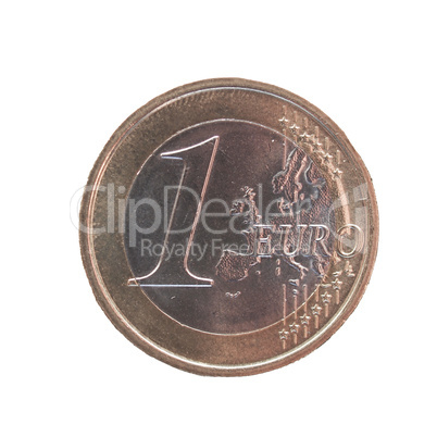 one euro coin