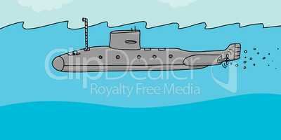 submarine cartoon