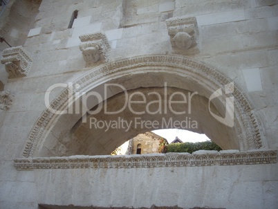 Bogen in Stadtmauer von Split