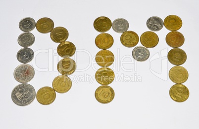 Deutsche Mark Münzen
