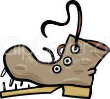 old shoe or boot cartoon clip art