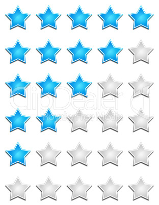 blaue sterne bewertungssystem