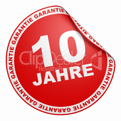 3d aufkleber - 10 jahre garantie