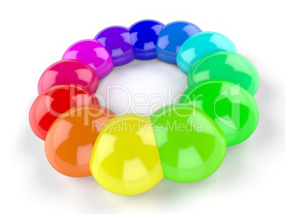 3D Symbol - Im Kreis der Farben 3