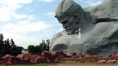 The "Courage" monument at the Brest Fortress