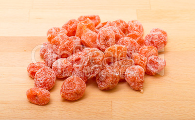 sweet dry kumquat fruit