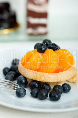 blueberry cream cupcake