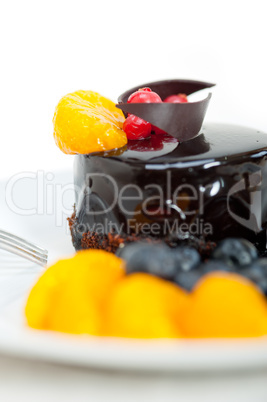 chocolate and fruit cake