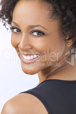 beautiful mixed race african american girl woman