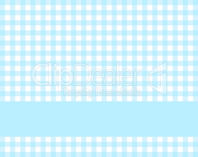 Hellblau-weiße Tischdecke mit Streifen in blau