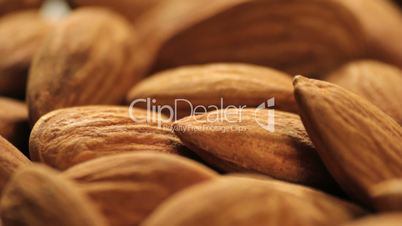 Almonds rotating