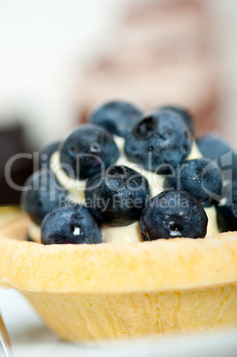 blueberry cream cupcake