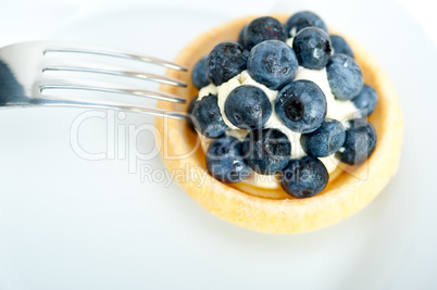 blueberry cream cupcake