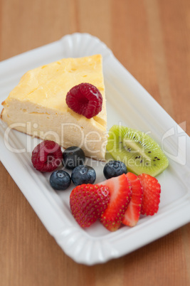 Cheesecake mit Früchten