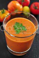 Gazpacho, kalte Tomatensuppe